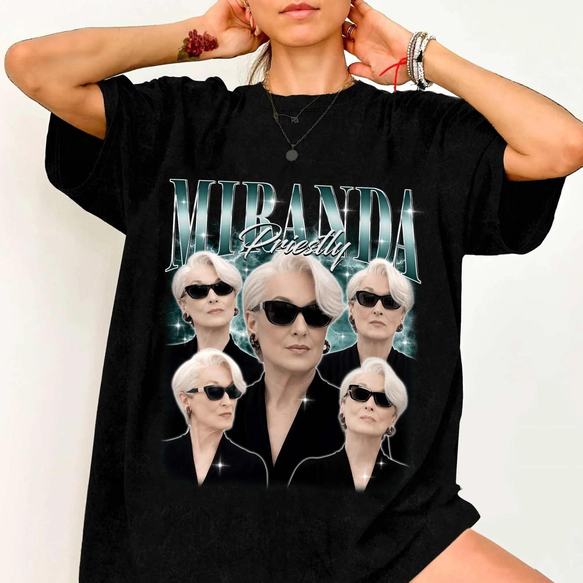 Movie The Devil Wears Prada 2 Miranda Priestly Tshirts Unisex Women Summer Cotton Clothing Fashion Breathable Short Sleeved Tee S
Movie The Devil Wears Prada 2 Miranda Priestly Tshirts Unisex Women Summer Cotton Clothing Fashion Breathable Short Sleeved Tee S