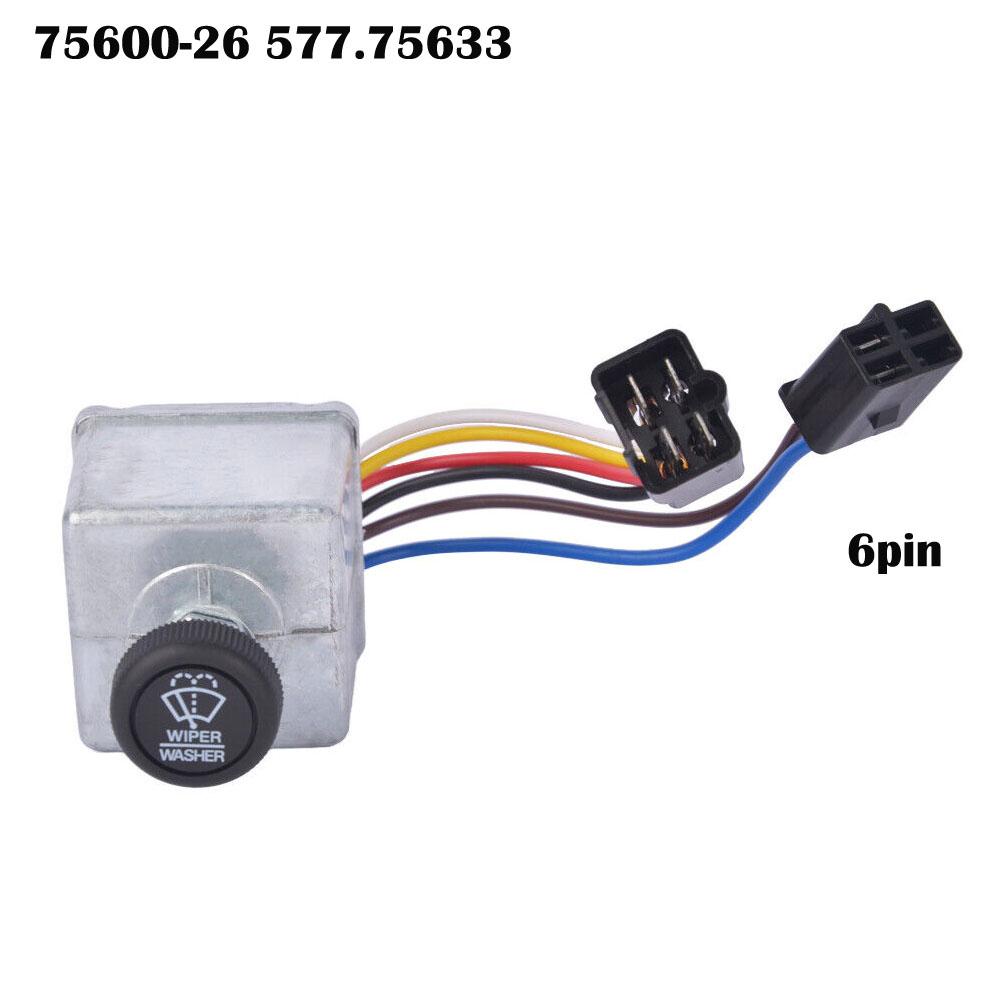 Переключатель стеклоочистителя, 6 проводов 75600-26 577.75633 Автомобильные аксессуары, металл
Переключатель стеклоочистителя, 6 проводов 75600-26 577.75633 Автомобильные аксессуары, металл