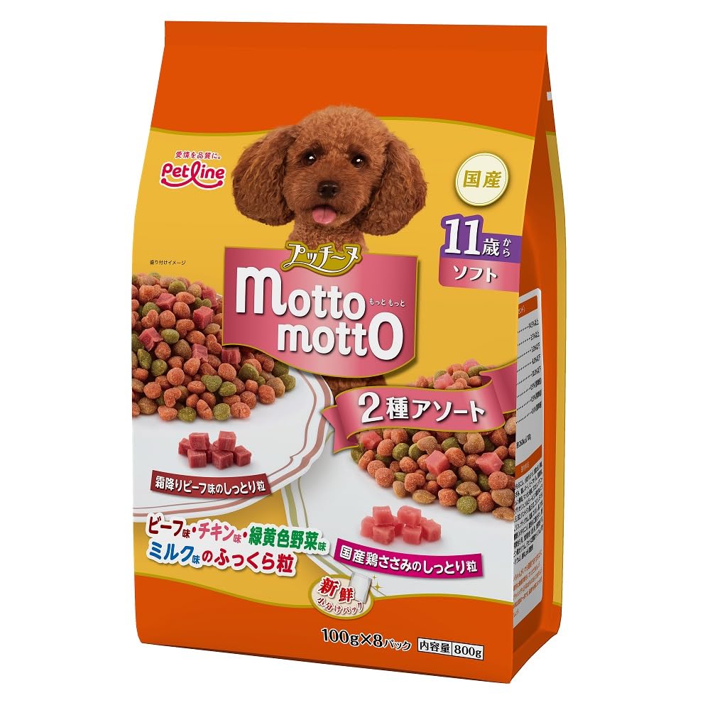 Dog Happiness Pet Line Puccine Motto Motto Soft 11 years old and up 800g x Domestic Assortment Small portions 800g x (100g 8) Half-lived (100g 8)
Dog Happiness Pet Line Puccine Motto Motto Soft 11 years old and up 800g x Domestic Assortment Small portions 800g x (100g 8) Half-lived (100g 8)
