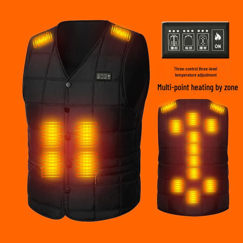 USB Electric Heated V-neck Vest for Men & Women - Smart Winter Cold Protection 4XL
USB Electric Heated V-neck Vest for Men & Women - Smart Winter Cold Protection 4XL