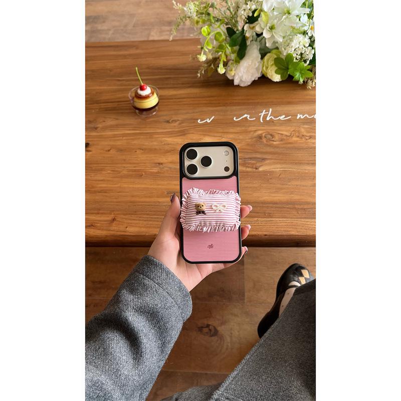 3D Striped Bear Stand Pillow Case for iPhone 17/16 Pro Max/15/14 iPhone 16
3D Striped Bear Stand Pillow Case for iPhone 17/16 Pro Max/15/14 iPhone 16