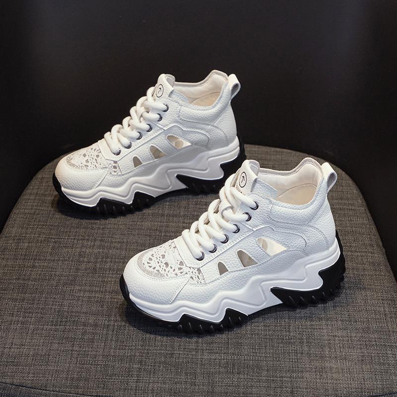 Small inner height increase thick sole summer new hollow breathable dad shoes wedge heel casual high-top women s shoes 40
Small inner height increase thick sole summer new hollow breathable dad shoes wedge heel casual high-top women s shoes 40