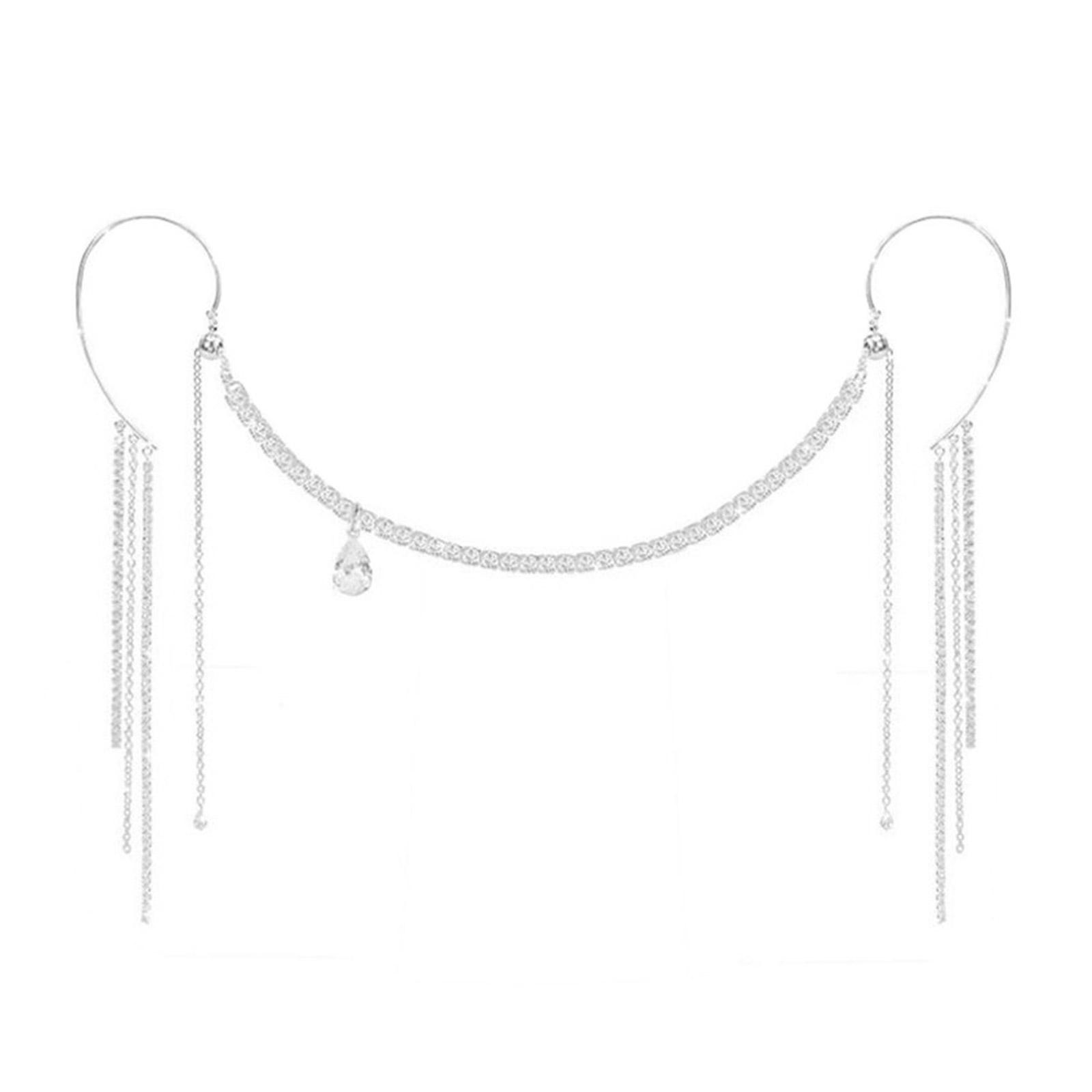 Long Metal Water Drop Pendant Face Chain Hanging Ear Jewelry for Girl Rhinestone Tassel Head Chains Face Accessories 1
Long Metal Water Drop Pendant Face Chain Hanging Ear Jewelry for Girl Rhinestone Tassel Head Chains Face Accessories 1