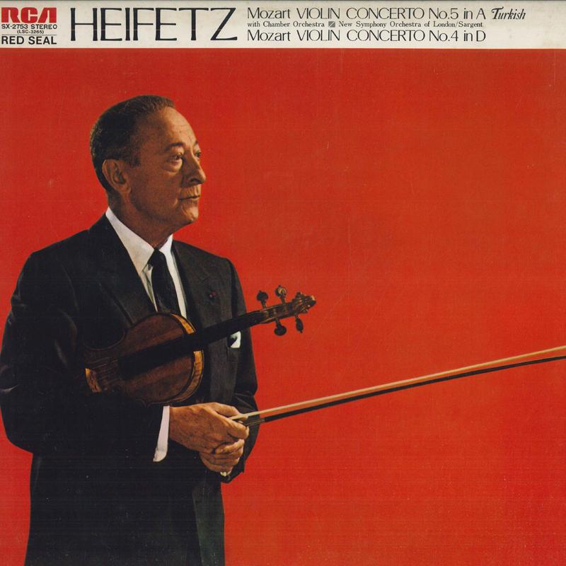 LP Record JASCHA HEIFETZ, JASCHA HEIFETZ, CHA - Mozart: Violin Concerto No. 4 / No. SX2753 RCA 1976 Japan Classical Used
LP Record JASCHA HEIFETZ, JASCHA HEIFETZ, CHA - Mozart: Violin Concerto No. 4 / No. SX2753 RCA 1976 Japan Classical Used