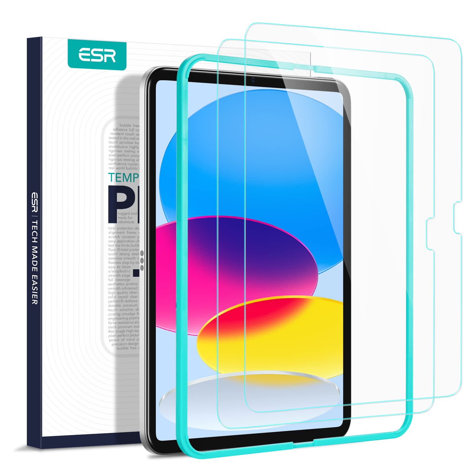 of ESR iPad 10th Generation Film 2022 Compatible with Inch Glass Film iPad 10th Generation Tempered Glass Protective Film with Guide Scratch
of ESR iPad 10th Generation Film 2022 Compatible with Inch Glass Film iPad 10th Generation Tempered Glass Protective Film with Guide Scratch