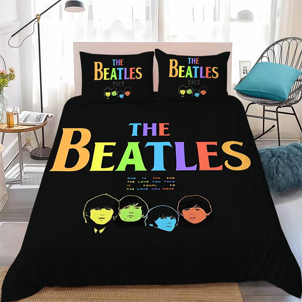 Rock Band T-The B-Beatles Music Duvet Cover Set Home Style Bedding Soft Laundry Cotton Bed 3 Piece Set Student Dormitory Gift 135x200cm
Rock Band T-The B-Beatles Music Duvet Cover Set Home Style Bedding Soft Laundry Cotton Bed 3 Piece Set Student Dormitory Gift 135x200cm