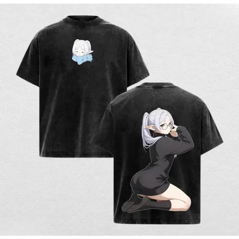 Anime Frieren Printed T-shirt For Men Clothing Harajuku Short Sleeve Pure Cotton Tee Shirt Gothic Y2k Vintage Washed Tshirts S чёрный
Anime Frieren Printed T-shirt For Men Clothing Harajuku Short Sleeve Pure Cotton Tee Shirt Gothic Y2k Vintage Washed Tshirts S чёрный