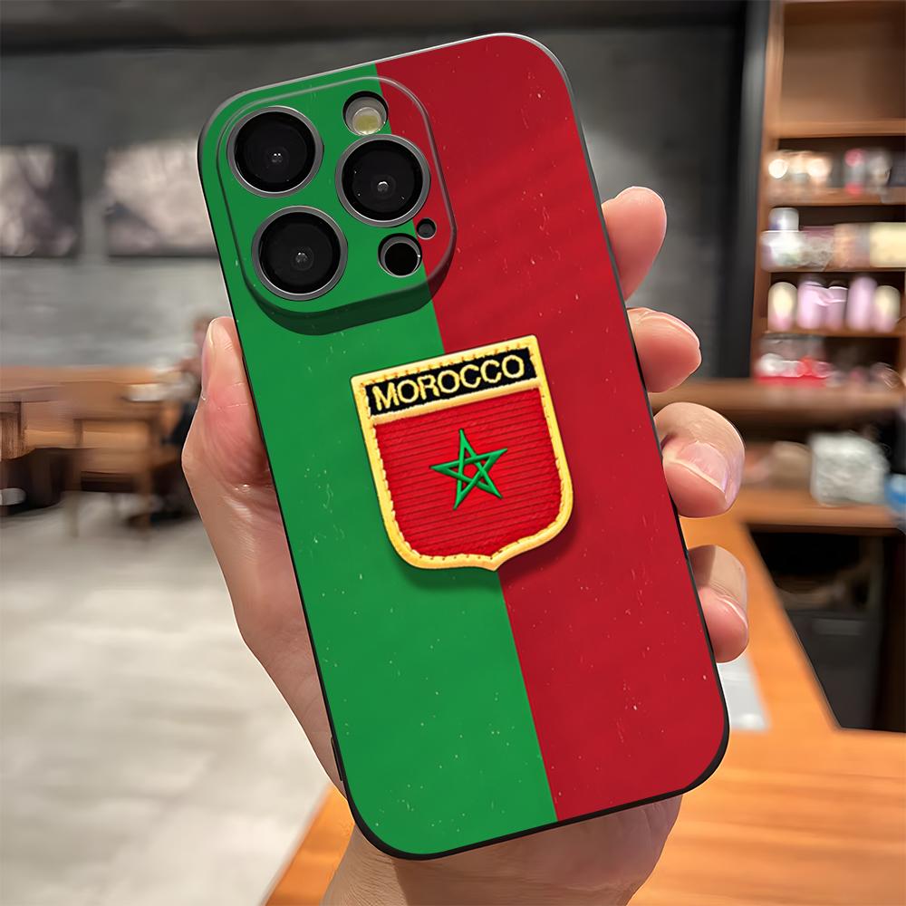Morocco Flag Phone Case For IPhone 17 Pro Max 15 Pro 16 14 Plus 12 13 Mini 11 Pro Shockproof Soft Cover iPhone13 Pro
Morocco Flag Phone Case For IPhone 17 Pro Max 15 Pro 16 14 Plus 12 13 Mini 11 Pro Shockproof Soft Cover iPhone13 Pro