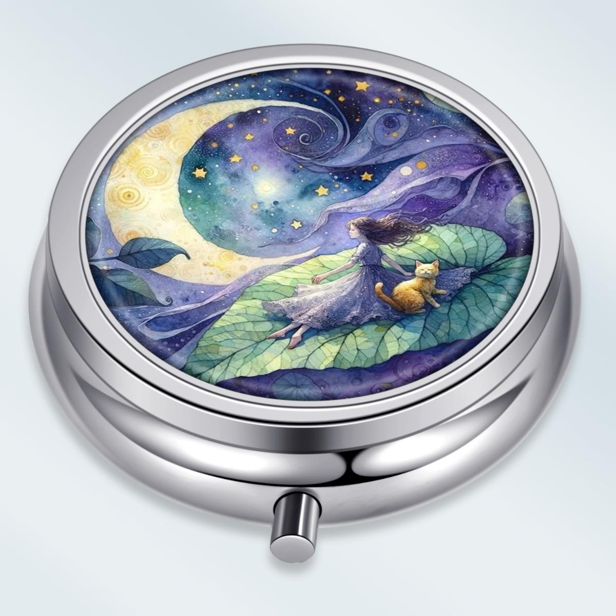 Portable Pill Box with 3 Compartments, Mini Metal Medicine Organizer Case, Cute Printed Pill Container for Vitamins, Pills, Jewelry, Travel, Daily Use різнокольоровий
Portable Pill Box with 3 Compartments, Mini Metal Medicine Organizer Case, Cute Printed Pill Container for Vitamins, Pills, Jewelry, Travel, Daily Use різнокольоровий