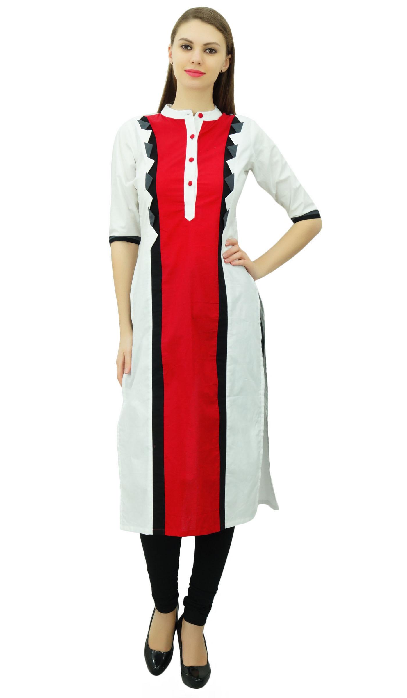 Phagun Жіноча бавовняна туніка, пряма повсякденна літня блузка Kurta з китайським 8 білий
Phagun Жіноча бавовняна туніка, пряма повсякденна літня блузка Kurta з китайським 8 білий