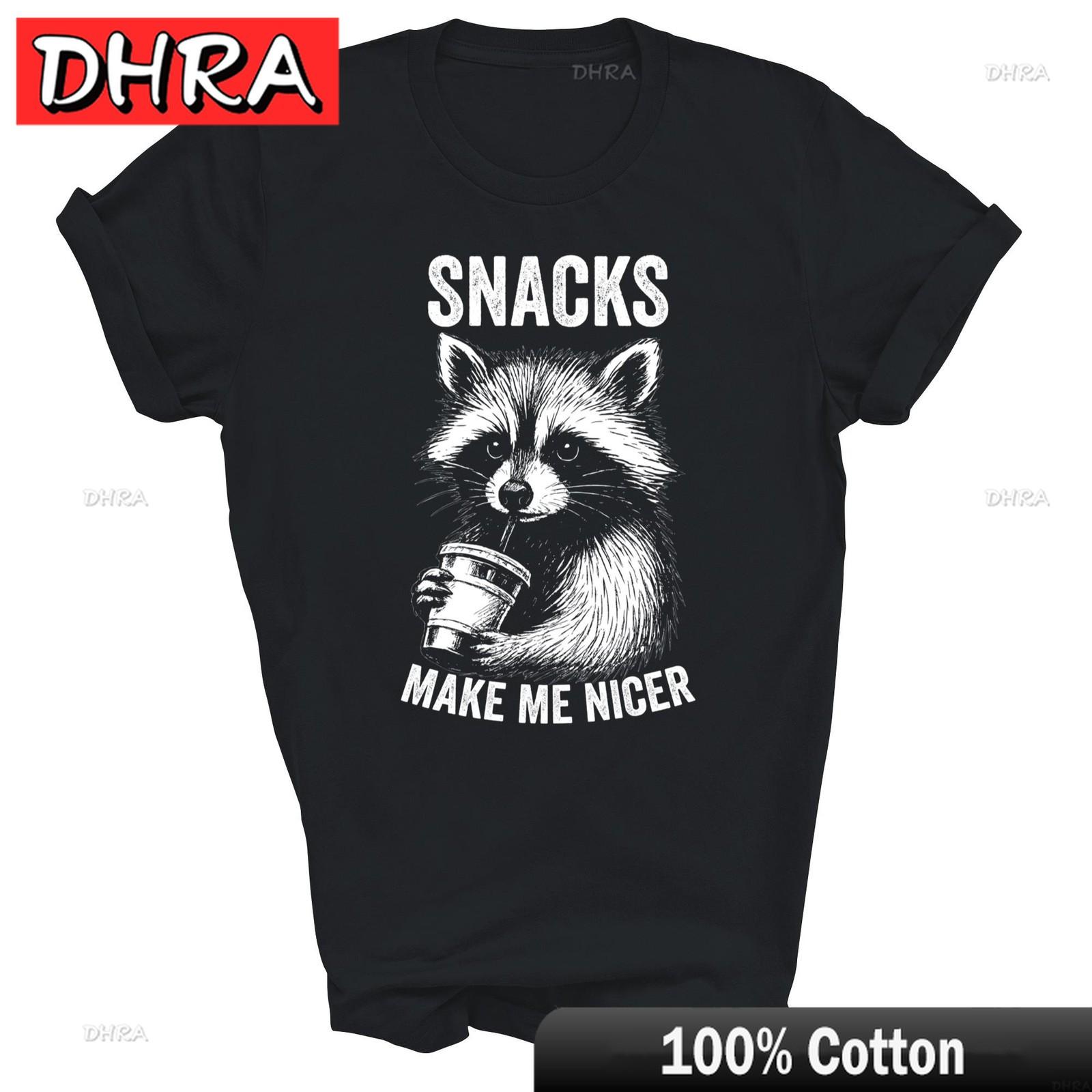 Snacks Make Me Nicer Raccoon Animal Unisex Shirt Gift TShirts Classic Y2K Streetwear Tshirts Clothing for Gift Idea TShirt 4XL
Snacks Make Me Nicer Raccoon Animal Unisex Shirt Gift TShirts Classic Y2K Streetwear Tshirts Clothing for Gift Idea TShirt 4XL