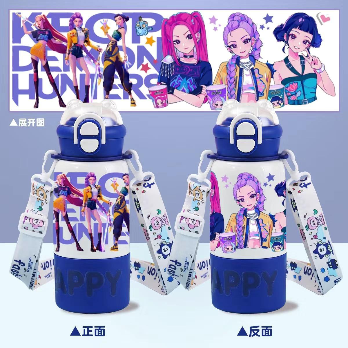 kpop мисливці на демонів Пляшка для води Подвійні кришки з соломинкою та ремінцем 500 мл, Нержавіюча сталь 316, Герметична Захист від випадкового відкриття blue-team синій
kpop мисливці на демонів Пляшка для води Подвійні кришки з соломинкою та ремінцем 500 мл, Нержавіюча сталь 316, Герметична Захист від випадкового відкриття blue-team синій