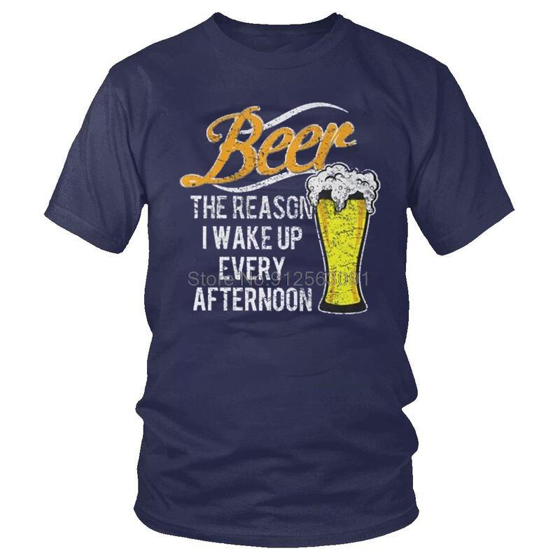 Mens Beer TShirt Funny The Reason I Wake Up Every Afternoon Tshirt Short Sleeve Hip Hop T Shirt Homme Cotton Tee Clothing 3XL
Mens Beer TShirt Funny The Reason I Wake Up Every Afternoon Tshirt Short Sleeve Hip Hop T Shirt Homme Cotton Tee Clothing 3XL