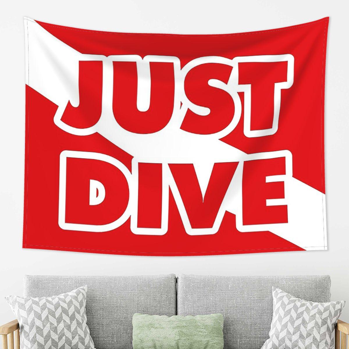 Just Dive Scuba Diving Flag Tapestry Decoration Art Aesthetic Tapestries for Living Room Bedroom Home Wall Cloth Wall Hanging 74x94cm(29x37in)
Just Dive Scuba Diving Flag Tapestry Decoration Art Aesthetic Tapestries for Living Room Bedroom Home Wall Cloth Wall Hanging 74x94cm(29x37in)