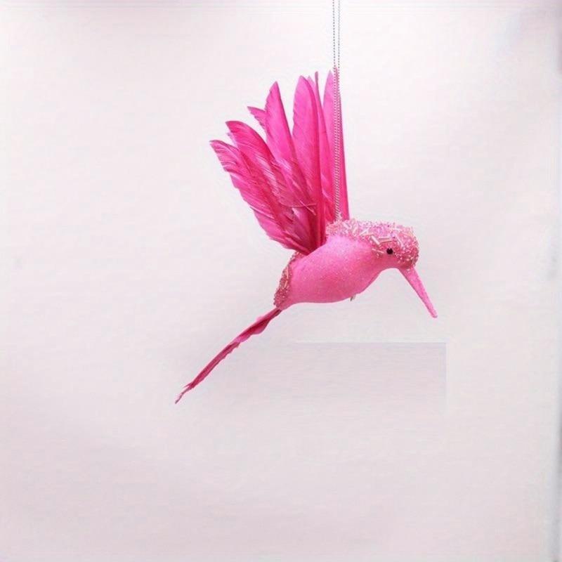 1PC Pink Artificial Bird Pendant - Real Feathered Bird Model, Shiny Surface, Durable Plastic Hanging Ornament рожевий червоний колір
1PC Pink Artificial Bird Pendant - Real Feathered Bird Model, Shiny Surface, Durable Plastic Hanging Ornament рожевий червоний колір
