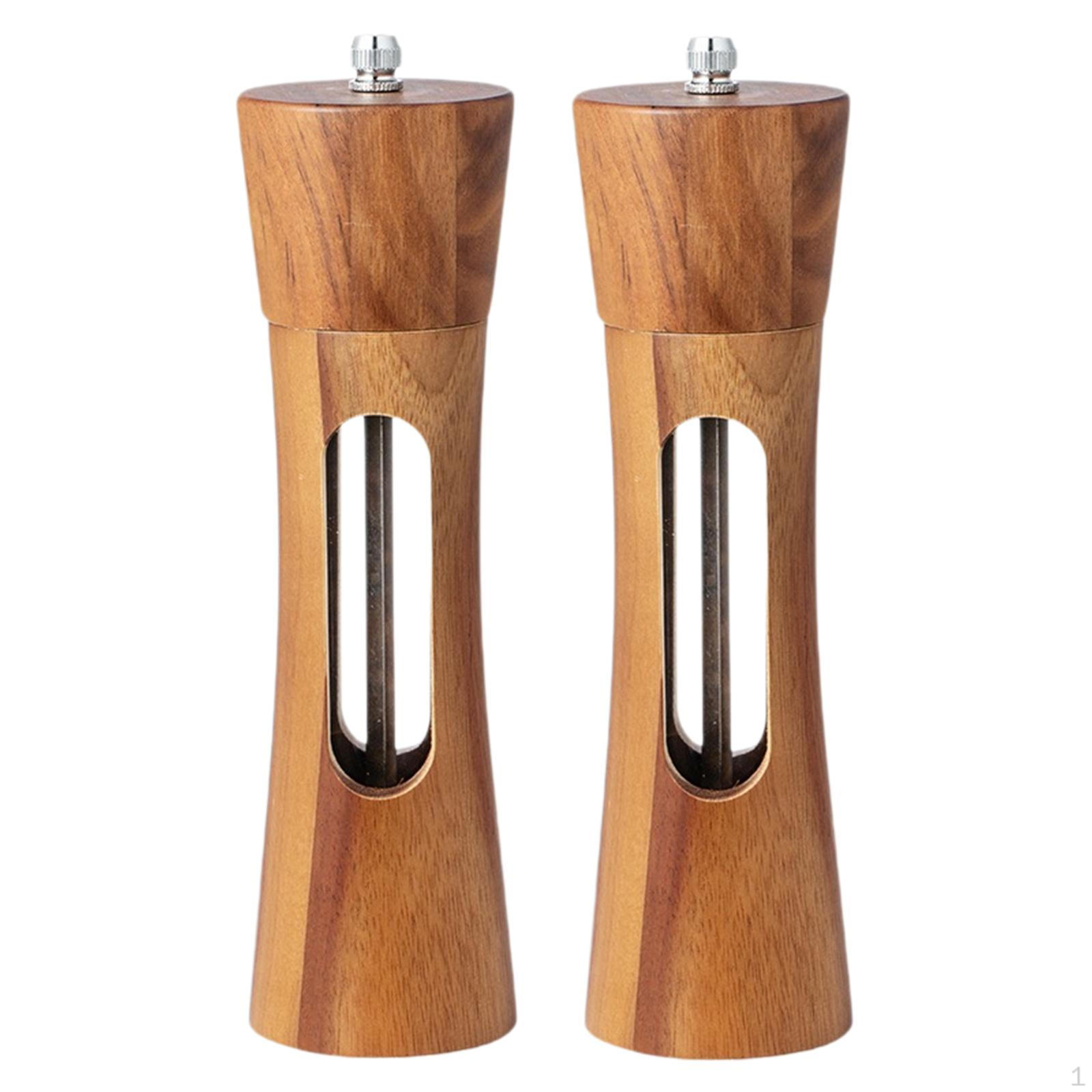 Диспенсер для соли и перца Компактная прочная ручная ручная бутылка для приправ Перечница для 2 Pieces