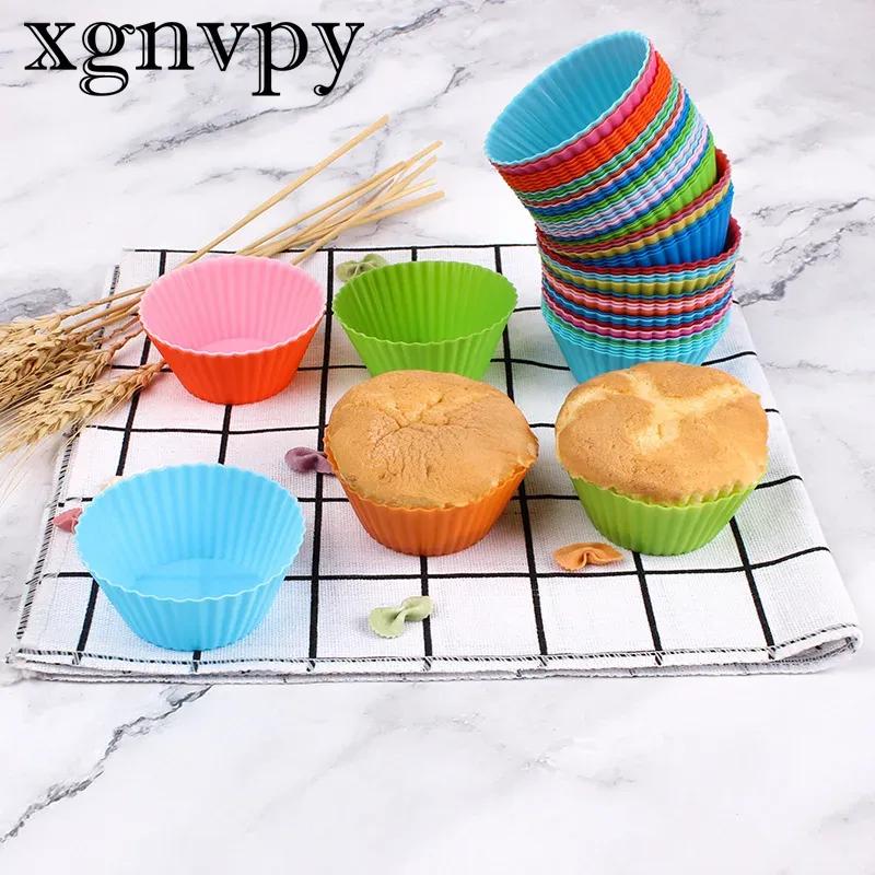 xgnvpy 5PCS Silicone Muffin Cups Custard Tart Molds 7cm Round Cake DIY Baking Pudding Molds for Dessert and Cake Making
xgnvpy 5PCS Silicone Muffin Cups Custard Tart Molds 7cm Round Cake DIY Baking Pudding Molds for Dessert and Cake Making