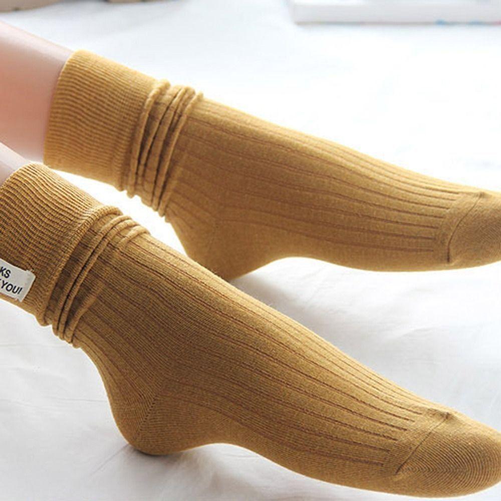 Cotton Thick Solid Color Middle Tube Hosiery Girls Socks College Style Hosiery Korean Style Socks
Cotton Thick Solid Color Middle Tube Hosiery Girls Socks College Style Hosiery Korean Style Socks