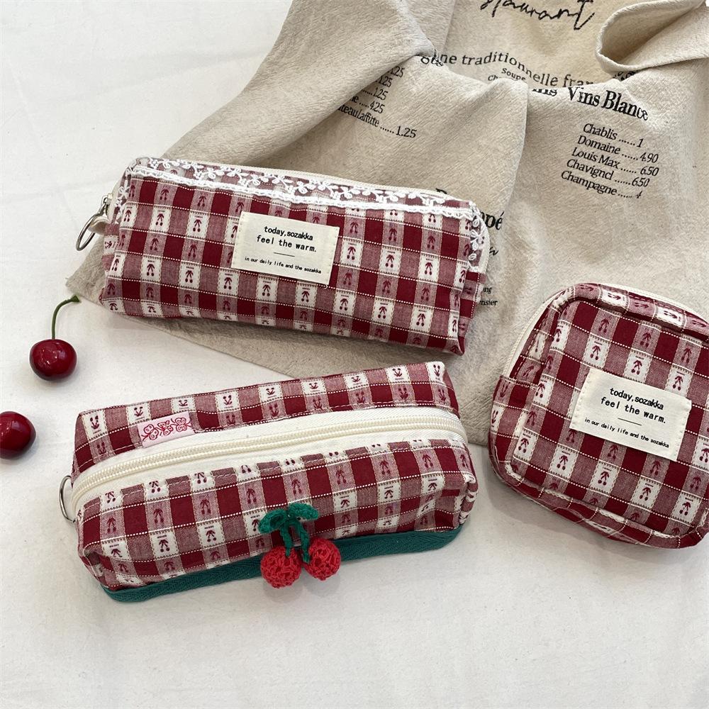 432 Large Capacity Storage Bag Cute Cherry Sanitary Bag Student Stationery Pencil Bag Multifunctional Wash and Cosmetic Bag
432 Large Capacity Storage Bag Cute Cherry Sanitary Bag Student Stationery Pencil Bag Multifunctional Wash and Cosmetic Bag
