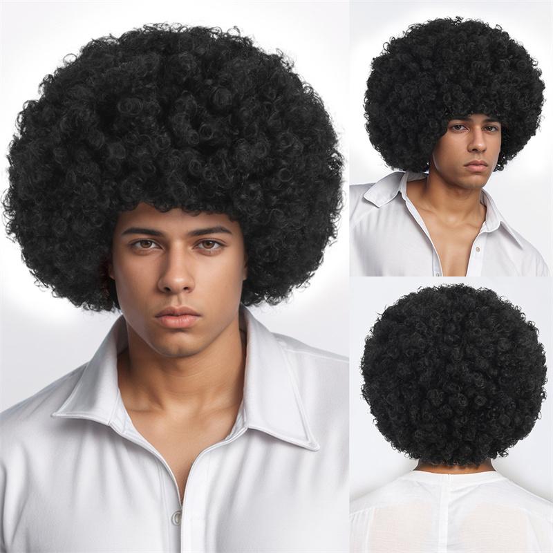Afro Kinky Curly Wigs Synthetic Wig for Black Men Natural Brown Short Bob Wig Rock Party Cosplay High Temperature Fiber коричневий
Afro Kinky Curly Wigs Synthetic Wig for Black Men Natural Brown Short Bob Wig Rock Party Cosplay High Temperature Fiber коричневий