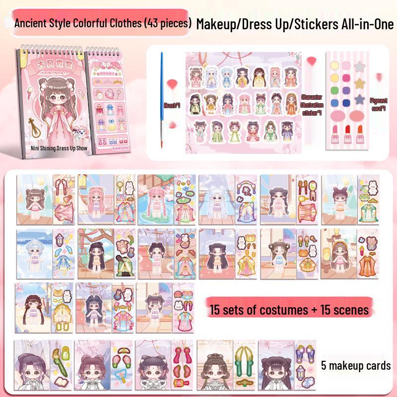 Модные наклейки для переодевания принцесс: Красивая игрушка для макияжа в виде мультяшного персонажа для детей
Модные наклейки для переодевания принцесс: Красивая игрушка для макияжа в виде мультяшного персонажа для детей