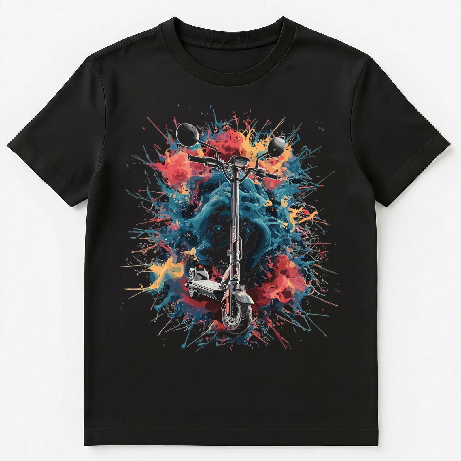 Colorful Paint Splash Electric Scooter Art Graphic Unisex T-Shirt M
Colorful Paint Splash Electric Scooter Art Graphic Unisex T-Shirt M