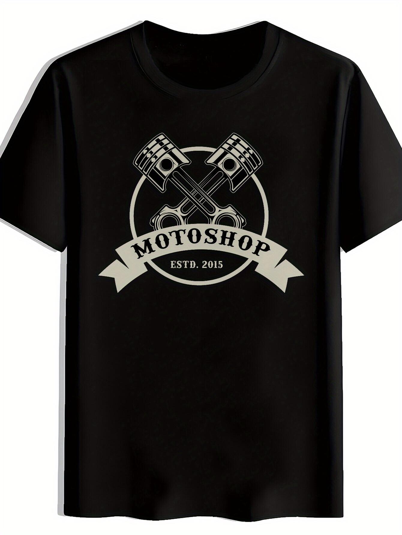 Vintage Rock Band Graphic T-shirt - Retro Motorcycle & EST.2015 Print M
Vintage Rock Band Graphic T-shirt - Retro Motorcycle & EST.2015 Print M