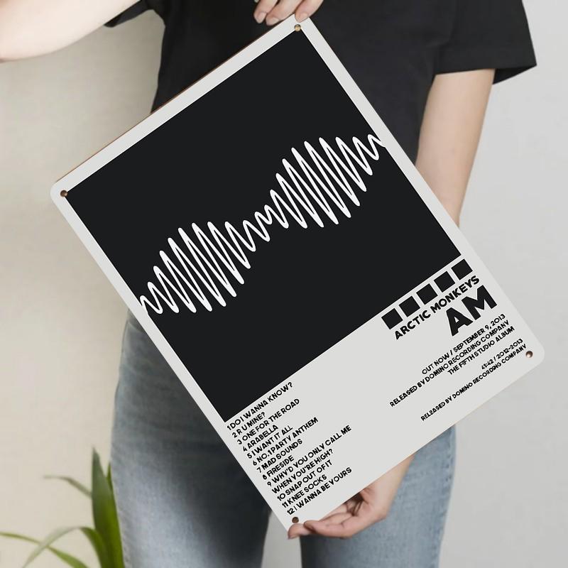 Arctic Monkeys AM Album Wave Pattern Custom Metal Tin Sign Home Decor Music Poster 20x30cm(7.8x11.8inch)
Arctic Monkeys AM Album Wave Pattern Custom Metal Tin Sign Home Decor Music Poster 20x30cm(7.8x11.8inch)