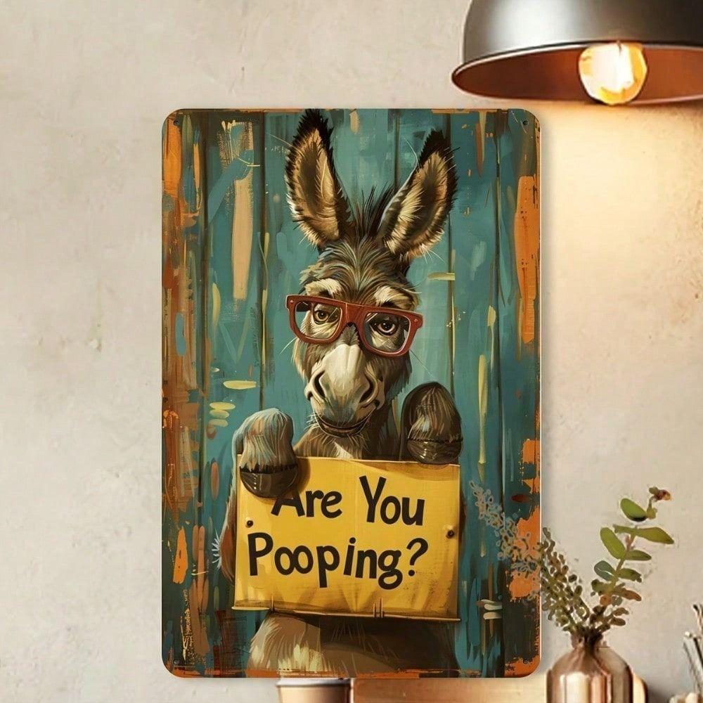 Vintage Metal Sign Humor Are You Pooping 12x8 inch Wall Decor Bathroom Gift
Vintage Metal Sign Humor Are You Pooping 12x8 inch Wall Decor Bathroom Gift