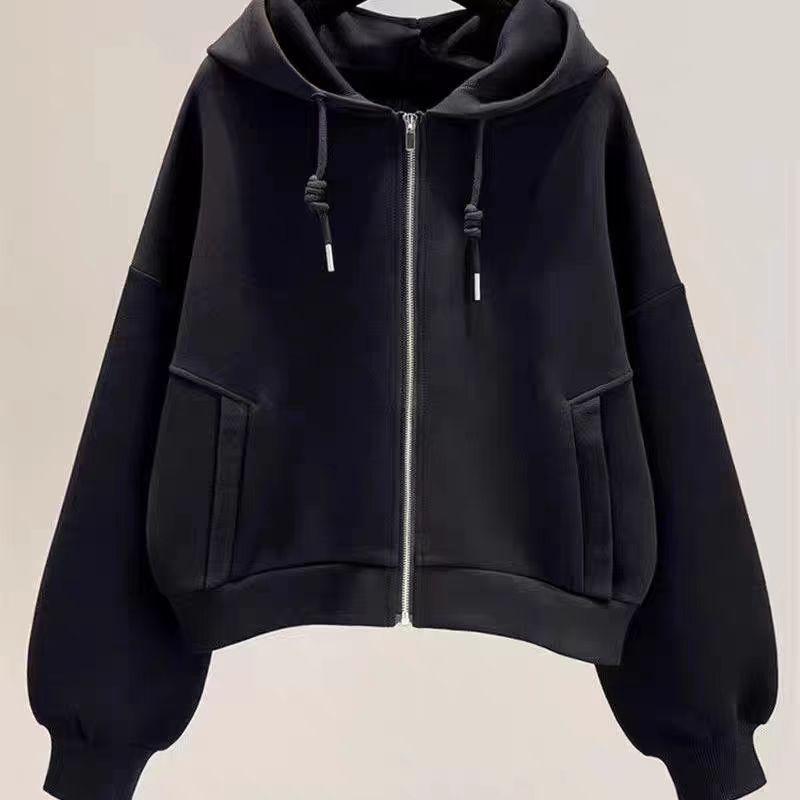 2025 Spring/Autumn Women s Loose Hooded Baseball Jacket - Korean Style Thin Short Sweatshirt Large чорний
2025 Spring/Autumn Women s Loose Hooded Baseball Jacket - Korean Style Thin Short Sweatshirt Large чорний