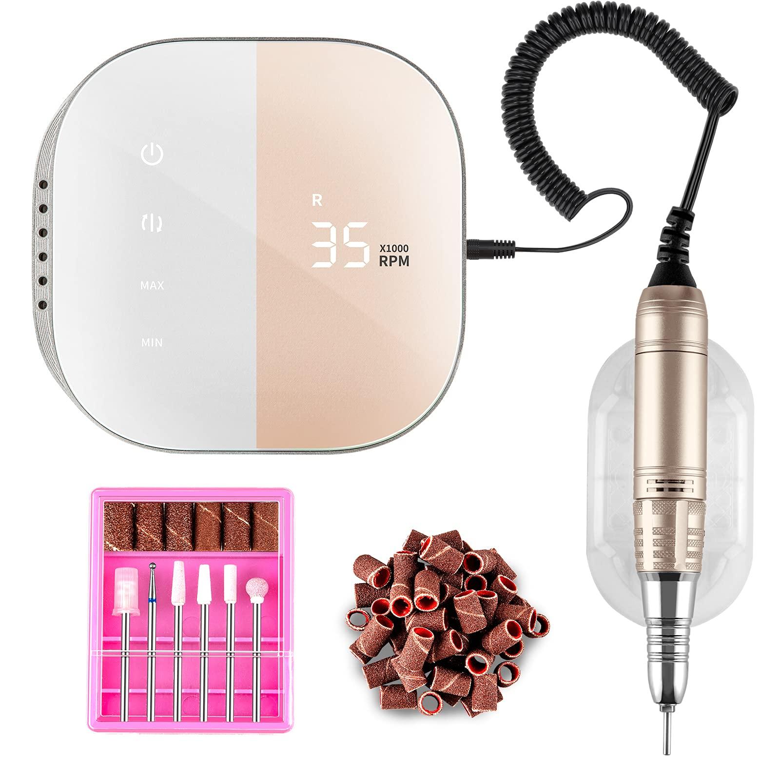 Madenia Electric Nail Professional Electric Nail Care Machine with Touch LCD RPM Adjustable Multiple Sanding Low Low High Heat Suitable for Home and розовый
Madenia Electric Nail Professional Electric Nail Care Machine with Touch LCD RPM Adjustable Multiple Sanding Low Low High Heat Suitable for Home and розовый