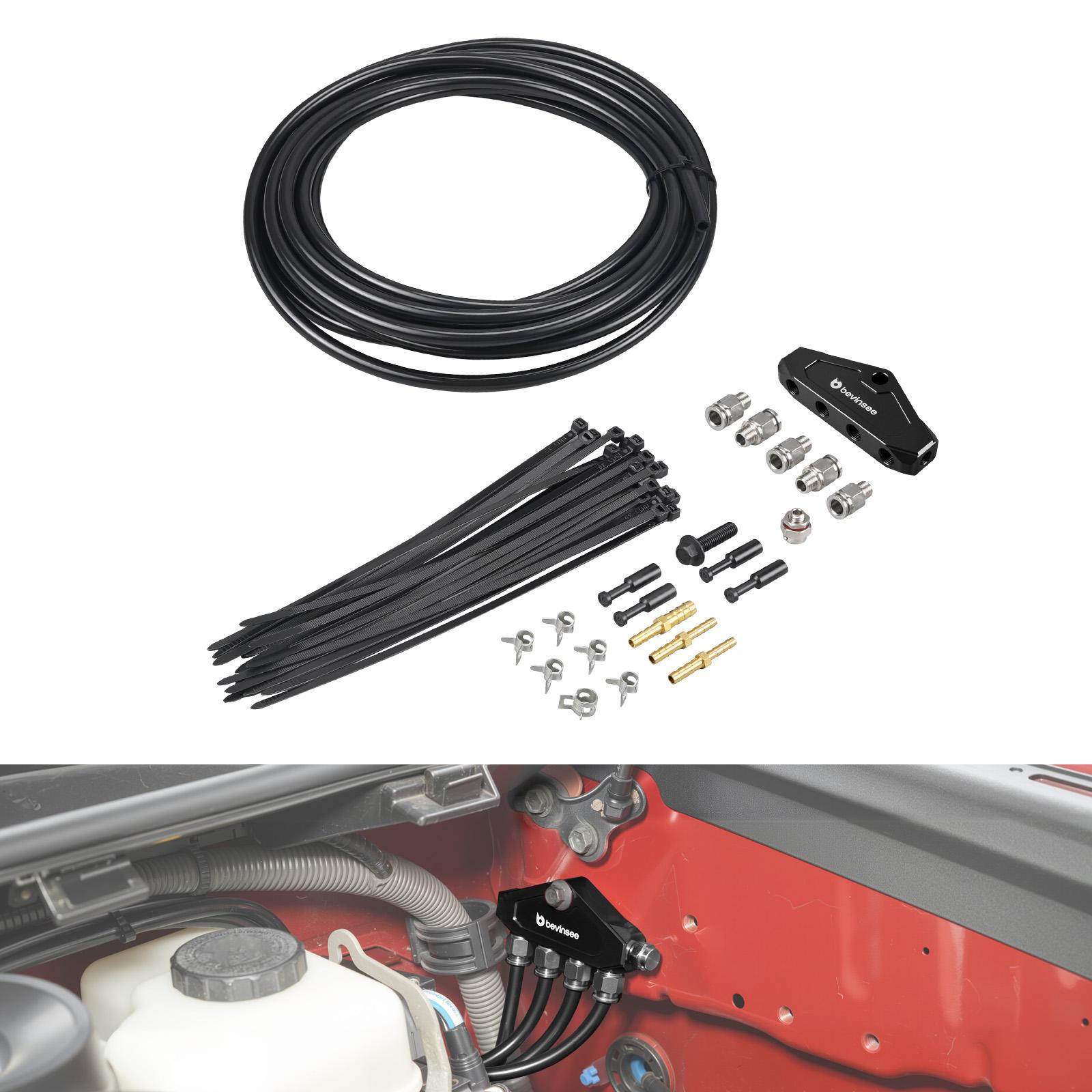 BEVINSEE Universal Differential Breather Kit for Toyota Tacoma/4Runner/Tundra/FJ Cruiser Off-road, Universal Car Accessories чорний
BEVINSEE Universal Differential Breather Kit for Toyota Tacoma/4Runner/Tundra/FJ Cruiser Off-road, Universal Car Accessories чорний