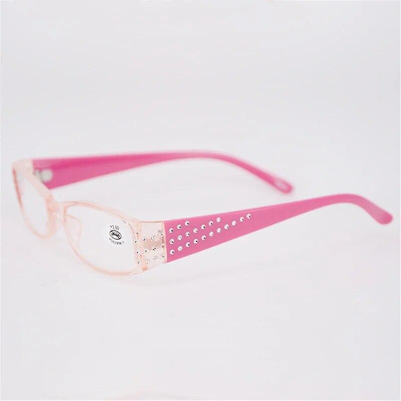 Fashion Reading Glasses Women Diamond Resin Reading Eyeglasses Ladies High-end Rhinestone Glasses Eyewear +3.5 рожевий
Fashion Reading Glasses Women Diamond Resin Reading Eyeglasses Ladies High-end Rhinestone Glasses Eyewear +3.5 рожевий