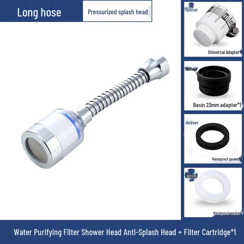 Универсальный удлинитель-аэратор для кухонного смесителя и очистителя воды No label
Универсальный удлинитель-аэратор для кухонного смесителя и очистителя воды No label
