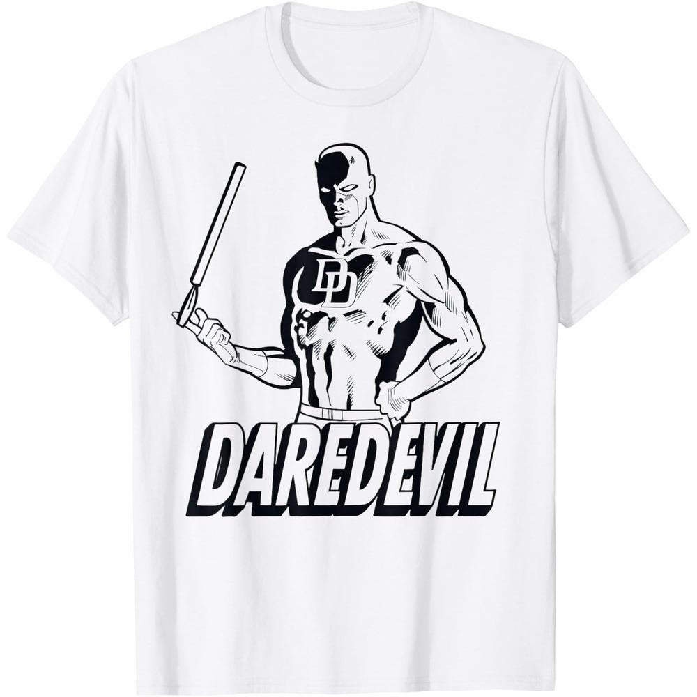 Daredevil TShirt Harajuku Unisex Short Sleeve Soft Cotton Slim Fit Standard Crew Neck Trendy Top for Him Her S
Daredevil TShirt Harajuku Unisex Short Sleeve Soft Cotton Slim Fit Standard Crew Neck Trendy Top for Him Her S