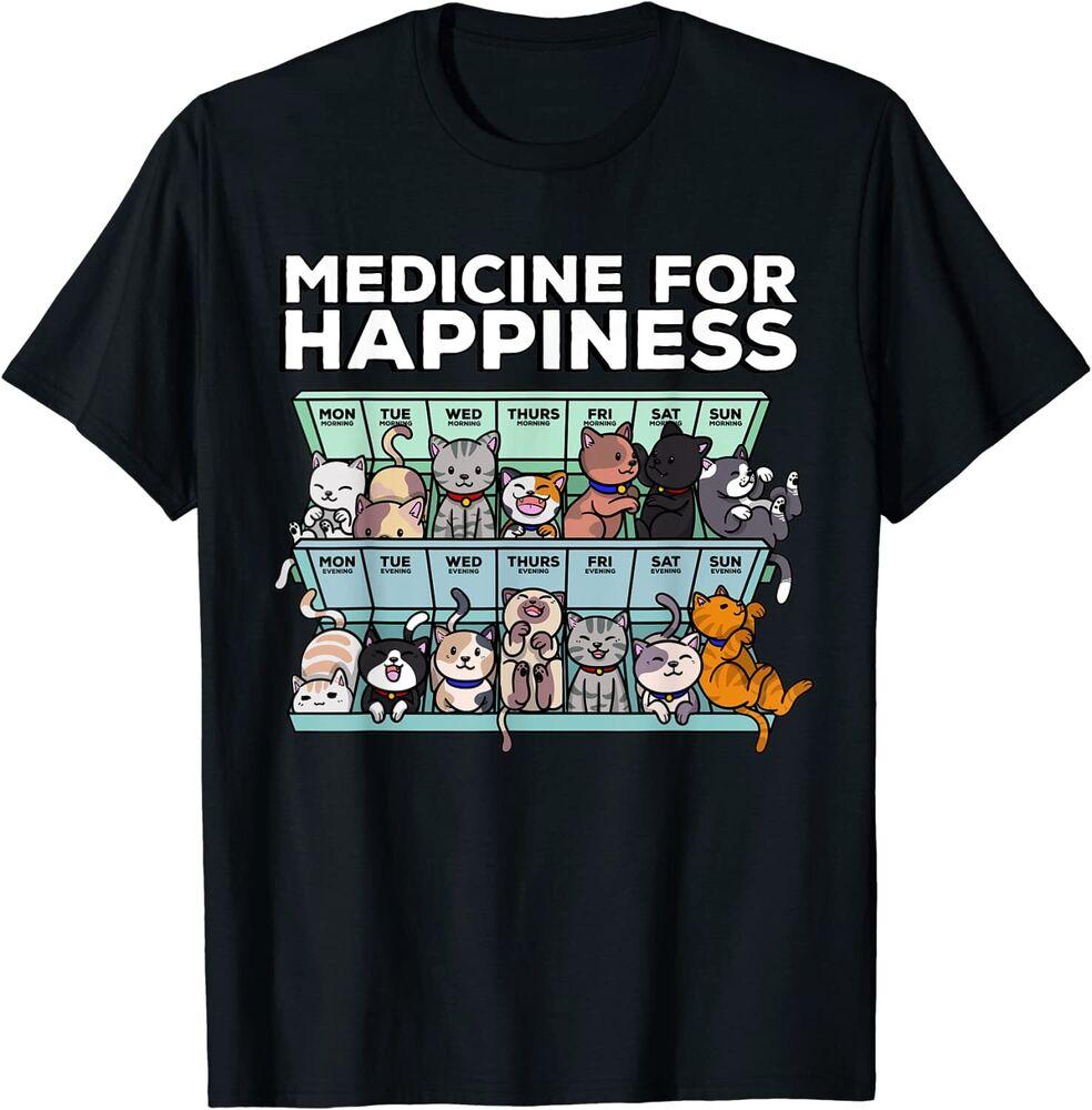 Футболка унисекс с котенком и котенком My Medicine Happiness Called Cats Every Day S
Футболка унисекс с котенком и котенком My Medicine Happiness Called Cats Every Day S