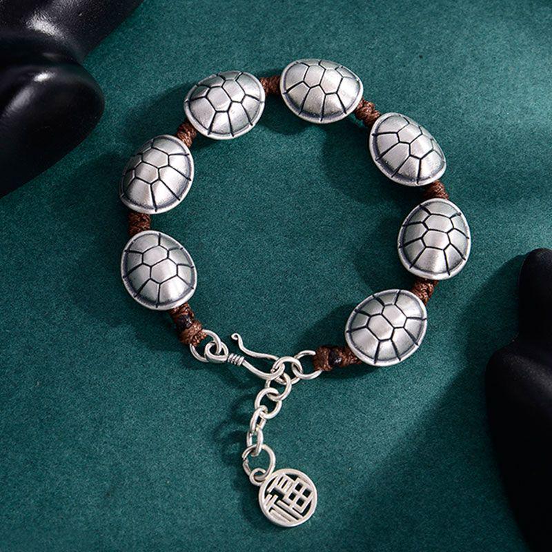 Silver-Plated Handmade Retro Chinese-Style Weaving Bracelet - Unique Gift for Boyfriend
Silver-Plated Handmade Retro Chinese-Style Weaving Bracelet - Unique Gift for Boyfriend