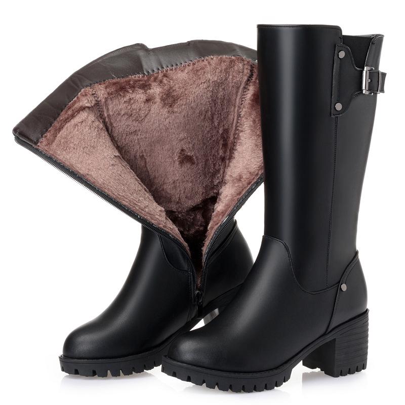 Winter women s boots high tube thickened wool boots high heel mother shoes velvet cotton shoes women s non-slip large size medium tube cotton boots 35
Winter women s boots high tube thickened wool boots high heel mother shoes velvet cotton shoes women s non-slip large size medium tube cotton boots 35