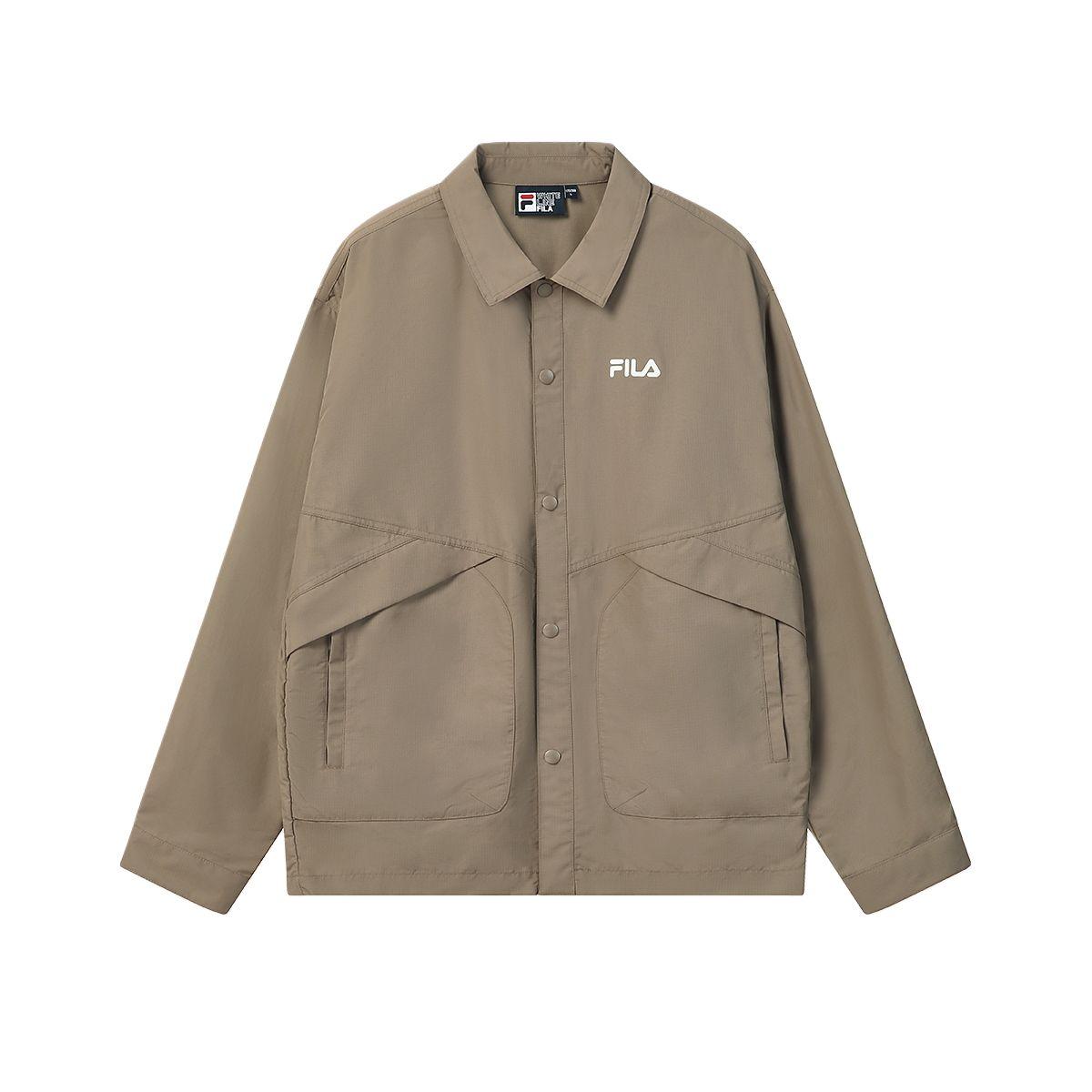 FILA Оригинальная свободная тканая рубашка-поло с длинным рукавом Мужские рубашки F11M629402F-BN L
FILA Оригинальная свободная тканая рубашка-поло с длинным рукавом Мужские рубашки F11M629402F-BN L