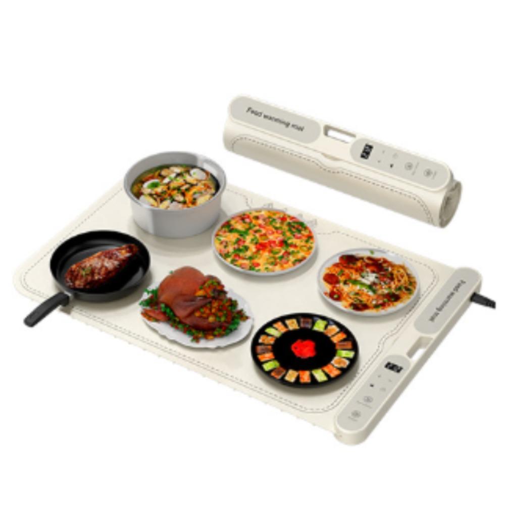 32 inch x 15 inch oversized food insulation pad, a portable countertop food warmer for gatherings, with a 7-level temperature and 8-hour timer бежевий
32 inch x 15 inch oversized food insulation pad, a portable countertop food warmer for gatherings, with a 7-level temperature and 8-hour timer бежевий