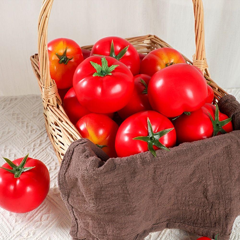 5pcs Lifelike Artificial Tomato Ornament Handicrafts Fake Vegetables Props Home Decor жовтий
5pcs Lifelike Artificial Tomato Ornament Handicrafts Fake Vegetables Props Home Decor жовтий