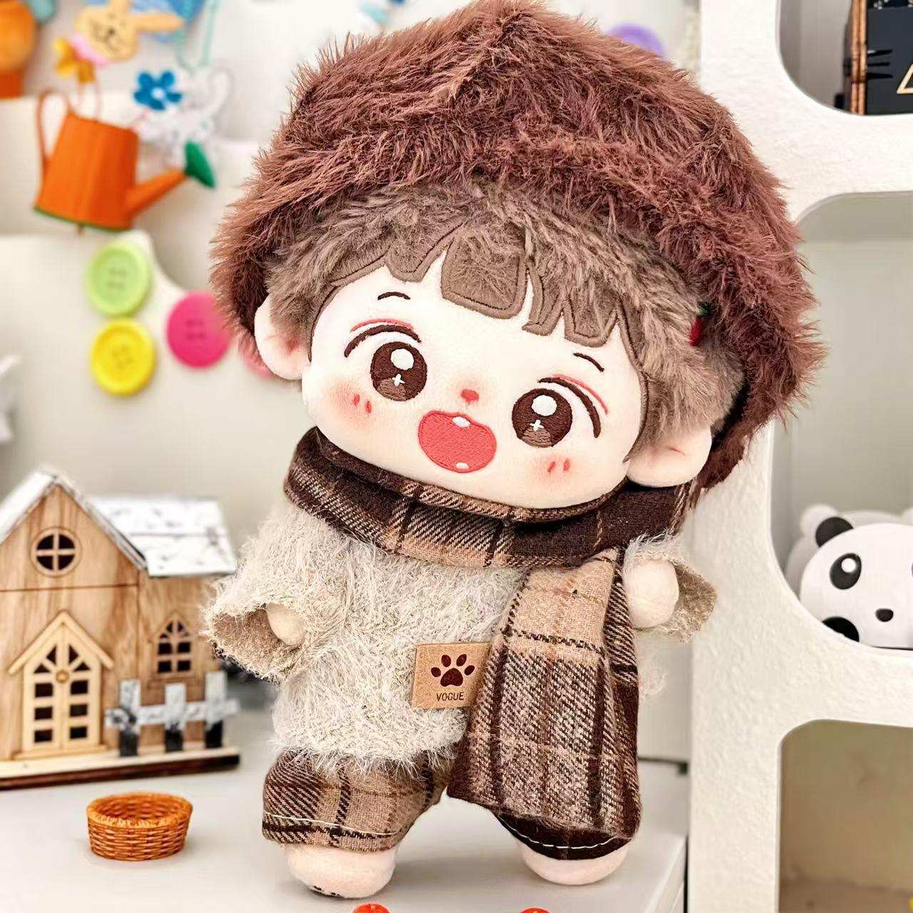 Набор хлопковой плюшевой одежды для куклы 10x20 см 20cm Choco Chestnut
Набор хлопковой плюшевой одежды для куклы 10x20 см 20cm Choco Chestnut