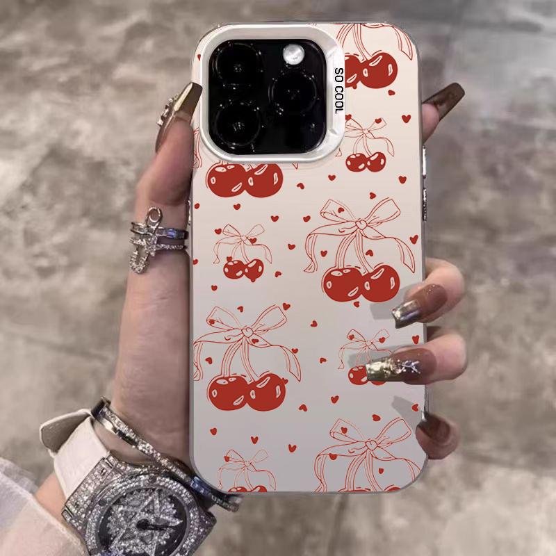 Cute Cherry Pattern Electroplate Silver IMD Phone Case For Xiaomi Mi 15 14 13 12 13T 14T Pro 11 Lite NE Poco X5 X6 M6 Pro Cover Mi 11 Lite 4G 5G
Cute Cherry Pattern Electroplate Silver IMD Phone Case For Xiaomi Mi 15 14 13 12 13T 14T Pro 11 Lite NE Poco X5 X6 M6 Pro Cover Mi 11 Lite 4G 5G