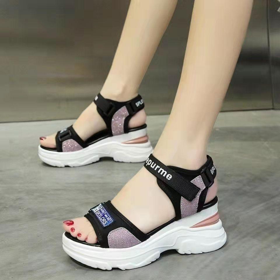 Summer new platform sandals fashionable versatile muffin bottom sports style sandals spot Velcro word with sandals 35 красный
Summer new platform sandals fashionable versatile muffin bottom sports style sandals spot Velcro word with sandals 35 красный