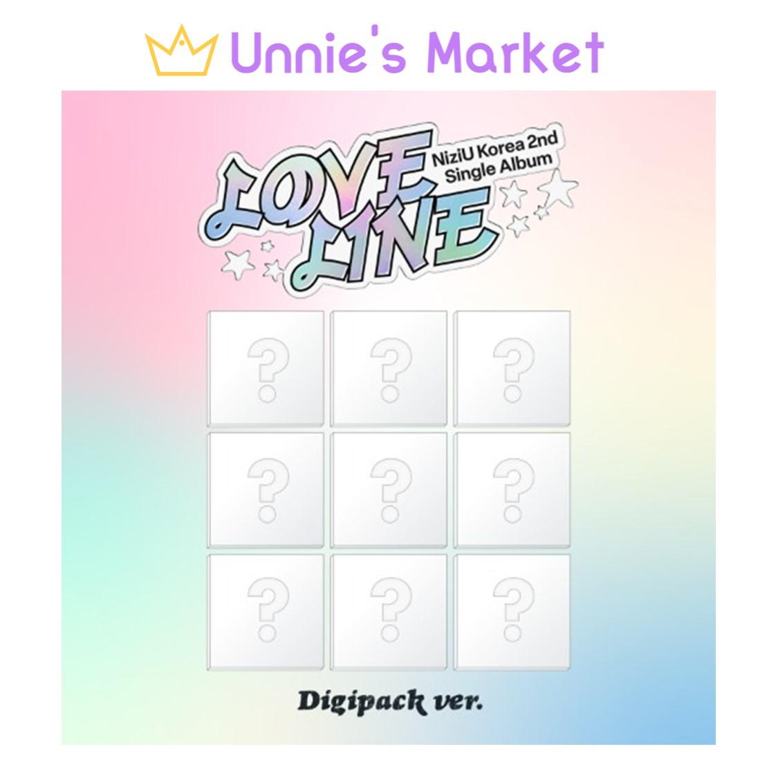NiziU - LOVE LINE Digipack версия. / Корея 2-й сингл-альбом + бесплатный подарок RANDOM 1EA
NiziU - LOVE LINE Digipack версия. / Корея 2-й сингл-альбом + бесплатный подарок RANDOM 1EA
