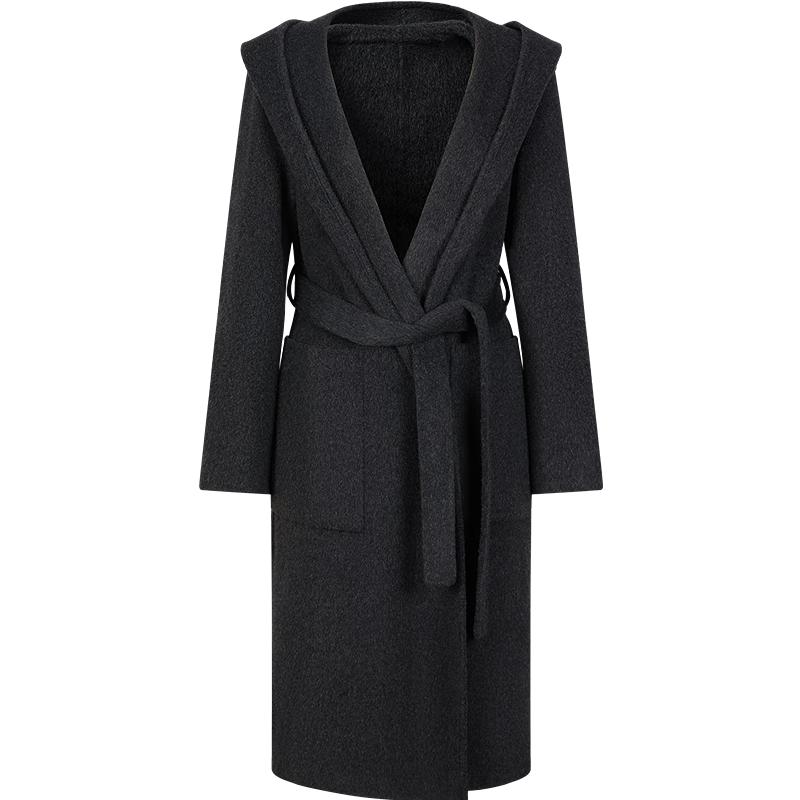 JUZI ANNACO Women s Relaxed French Style Hooded Wool Double-Faced Coat L
JUZI ANNACO Women s Relaxed French Style Hooded Wool Double-Faced Coat L