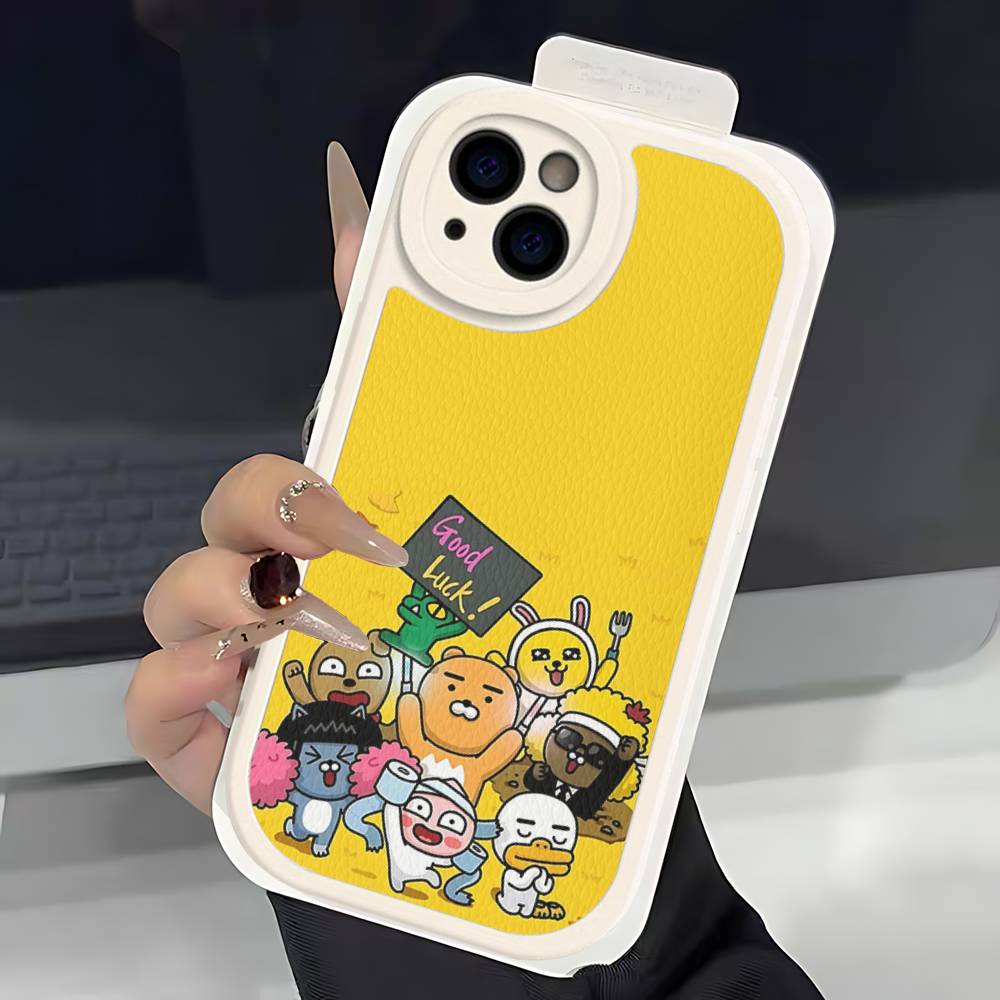 Cartoon K-KAKAO CUTE F-FRIENDS Phone Case For IPhone 16 15 14 13 12 11 Pro Max Plus 16E Soft Leather Cover iPhone 16 pro
Cartoon K-KAKAO CUTE F-FRIENDS Phone Case For IPhone 16 15 14 13 12 11 Pro Max Plus 16E Soft Leather Cover iPhone 16 pro
