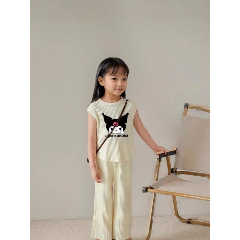 New Summer Style Baby Girl Ice Silk Outfit: Sleeveless Vest Top And Long Pants Stylish Two-Piece Set 140cm абрикосовий
New Summer Style Baby Girl Ice Silk Outfit: Sleeveless Vest Top And Long Pants Stylish Two-Piece Set 140cm абрикосовий