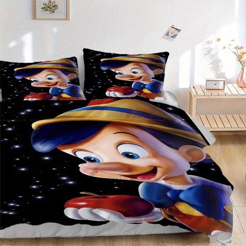 3pcs Pinocchio Character Quilt Cover Set - Soft & Comfortable Polyester Fabric, All-Season Breathable Comforter Set For 1 Quilt Cover & 2 Pillowc 135x200cm
3pcs Pinocchio Character Quilt Cover Set - Soft & Comfortable Polyester Fabric, All-Season Breathable Comforter Set For 1 Quilt Cover & 2 Pillowc 135x200cm