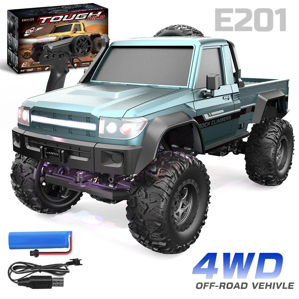 NEW E201 E202 1:20 RC Car Full-scale 4wd 20km/h High-speed with Light Tough Wild Climbing Off-road Vehicle Toys Boy Rc Cars Gift
NEW E201 E202 1:20 RC Car Full-scale 4wd 20km/h High-speed with Light Tough Wild Climbing Off-road Vehicle Toys Boy Rc Cars Gift
